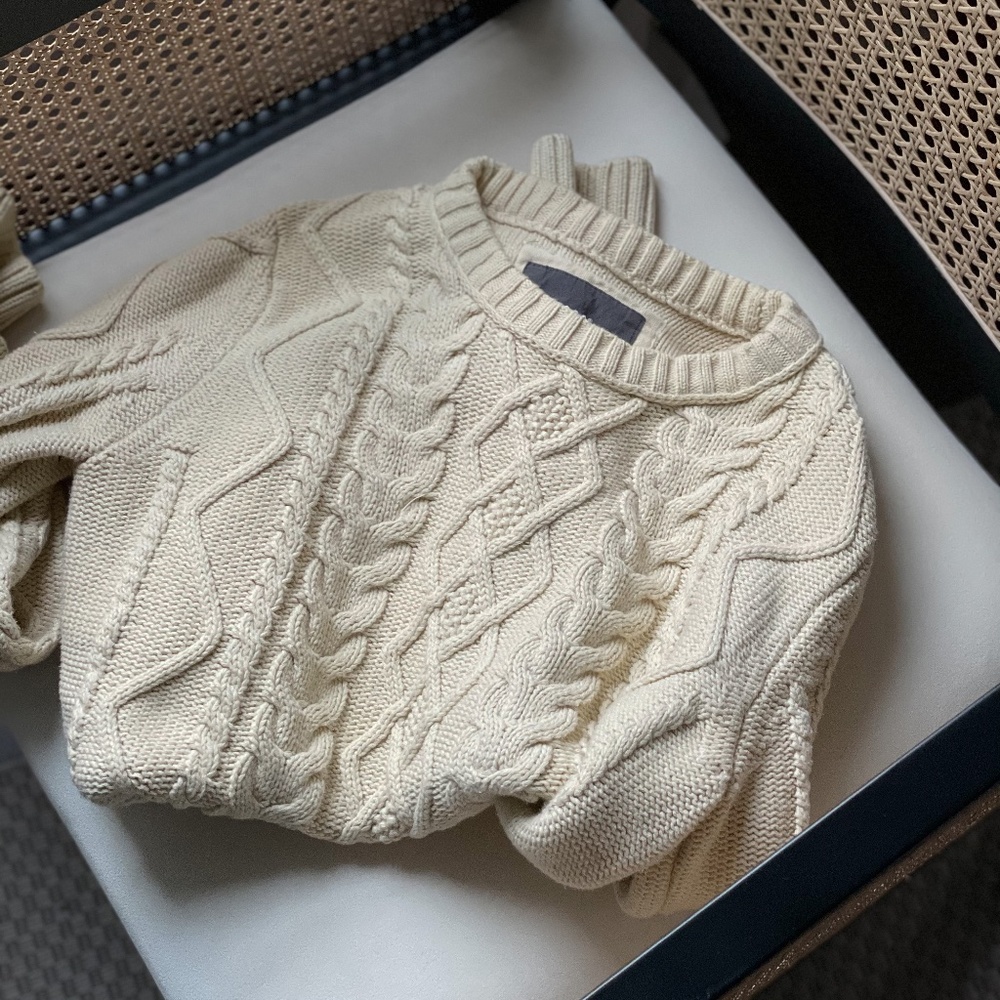 Cream Cable Knit